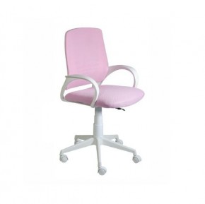 Кресло Ирис White сетка/ткань розовая в Лесном - lesnoy.mebel24.online | фото