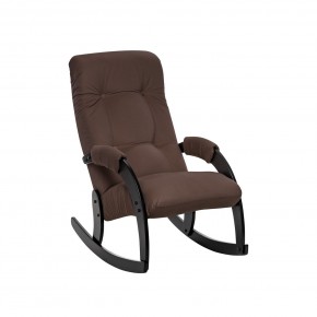 Кресло-качалка Модель 67 Венге, ткань V 26 в Лесном - lesnoy.mebel24.online | фото