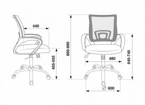 Кресло компьютерное CH-695N/SL/BL/TW-11 в Лесном - lesnoy.mebel24.online | фото 6