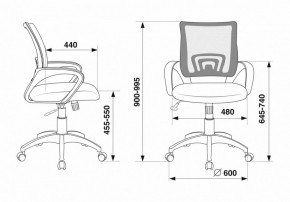 Кресло компьютерное CH-695N/BL/TW-11 в Лесном - lesnoy.mebel24.online | фото 6