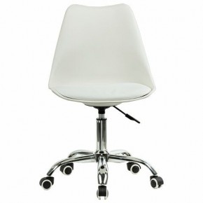 Кресло стул BRABIX "Eames MG-310 CH", хром, пластик белый, экокожа белая, 532923 в Лесном - lesnoy.mebel24.online | фото 1