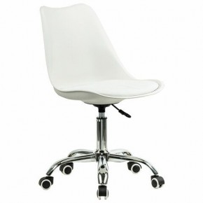 Кресло стул BRABIX "Eames MG-310 CH", хром, пластик белый, экокожа белая, 532923 в Лесном - lesnoy.mebel24.online | фото 2