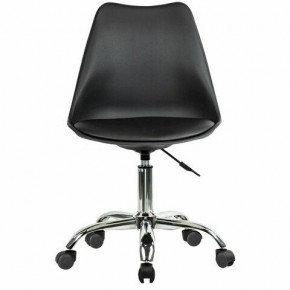 Кресло стул BRABIX "Eames MG-310 CH", хром, пластик черный, экокожа черная, 532925 в Лесном - lesnoy.mebel24.online | фото 1