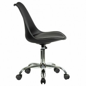 Кресло стул BRABIX "Eames MG-310 CH", хром, пластик черный, экокожа черная, 532925 в Лесном - lesnoy.mebel24.online | фото 3