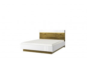Кровать 160 с подъемником, TORINO, цвет белый/Дуб наварра в Лесном - lesnoy.mebel24.online | фото