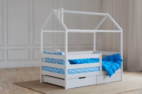Кровать-домик 80*160 Белый в Лесном - lesnoy.mebel24.online | фото 4