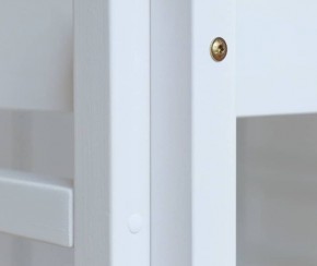 Кровать-домик двухъярусная 80*190 Белый в Лесном - lesnoy.mebel24.online | фото 3