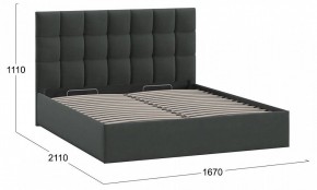 Кровать двуспальная Эмбер с ПМ в Лесном - lesnoy.mebel24.online | фото 5