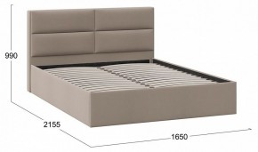 Кровать двуспальная Глосс в Лесном - lesnoy.mebel24.online | фото 3