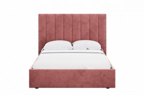 Кровать Ingrid 1400 с основанием и ПМ (Ультра коралл) Модель 312 в Лесном - lesnoy.mebel24.online | фото