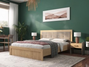 Кровать интерьерная Светлана 1 (Дуб золотой/Paris 03) в Лесном - lesnoy.mebel24.online | фото