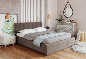 Кровать Изабелла с латами Newtone cacao 1400x2000 в Лесном - lesnoy.mebel24.online | фото 2