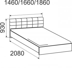 Кровать Лита с подъемным механизмом 1800*2000 в Лесном - lesnoy.mebel24.online | фото 3