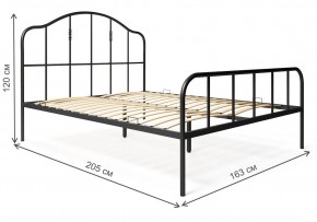 Кровать Милена 160х200 черная в Лесном - lesnoy.mebel24.online | фото 2
