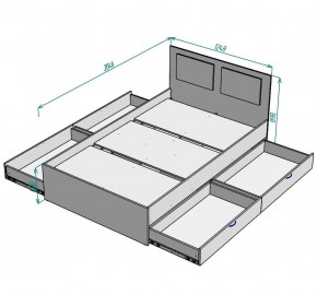 Кровать Ольга L37 (1200) 4 ящика в Лесном - lesnoy.mebel24.online | фото 2