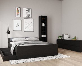 Кровать ОРИОН двухспальная с ортопедическим основанием 180х200, цвет Дуб Венге в Лесном - lesnoy.mebel24.online | фото 3