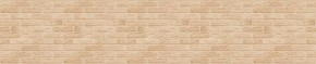 Кухонный фартук 610х3000х1,5 (композит) КМ Кирпич бежевый в Лесном - lesnoy.mebel24.online | фото