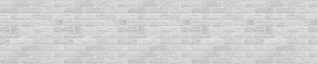 Кухонный фартук 610х3000х1,5 (композит) КМ Кирпич серый в Лесном - lesnoy.mebel24.online | фото