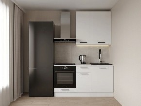 Кухонный гарнитур Белый Глянец 1600 h950 (Стол. 26мм) в Лесном - lesnoy.mebel24.online | фото