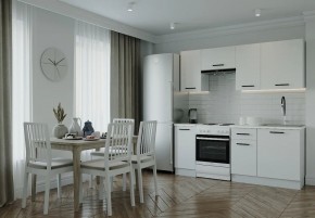 Кухонный гарнитур Белый Глянец 2000 (Стол. 26мм) в Лесном - lesnoy.mebel24.online | фото 1