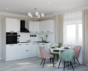 Кухонный гарнитур Белый Глянец 2400*1600 (Стол. 38мм) в Лесном - lesnoy.mebel24.online | фото