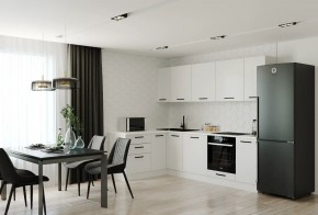 Кухонный гарнитур Белый Глянец 2600*1600 (Стол. 38мм) в Лесном - lesnoy.mebel24.online | фото