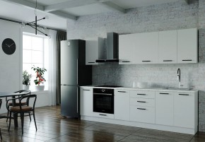 Кухонный гарнитур Белый Глянец 2800 (Стол. 38мм) в Лесном - lesnoy.mebel24.online | фото