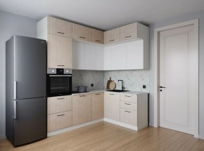 Кухонный гарнитур Демо 2200*1700 (Стол. 38мм) в Лесном - lesnoy.mebel24.online | фото