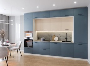 Кухонный гарнитур Фьюжн 3400 (Стол. 38мм) в Лесном - lesnoy.mebel24.online | фото