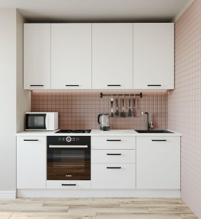 Кухонный гарнитур Жемчуг 2200 (Стол. 38мм) в Лесном - lesnoy.mebel24.online | фото