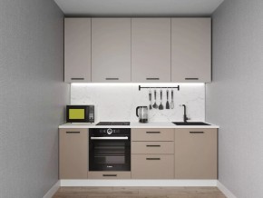 Кухонный гарнитур Каппучино 2200 h950 (Стол. 26мм) в Лесном - lesnoy.mebel24.online | фото