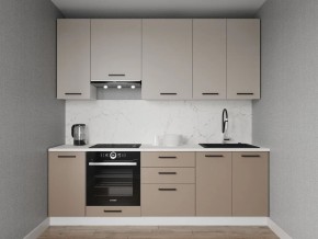 Кухонный гарнитур Каппучино 2400 h950 (Стол. 38мм) в Лесном - lesnoy.mebel24.online | фото