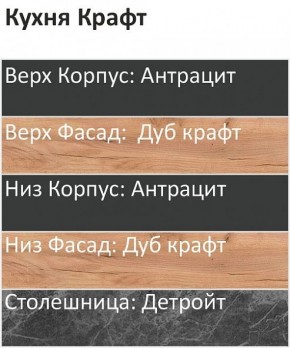 Кухонный гарнитур Крафт 2200 (Стол. 38мм) в Лесном - lesnoy.mebel24.online | фото 3