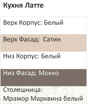 Кухонный гарнитур Латте 3000 (Стол. 38мм) в Лесном - lesnoy.mebel24.online | фото 3