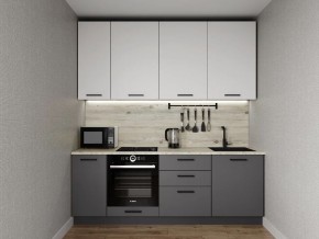 Кухонный гарнитур Меренга 2200 h950 (Стол. 38мм) в Лесном - lesnoy.mebel24.online | фото 1