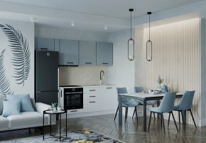 Кухонный гарнитур Ниагара 2550 (Стол. 26мм) в Лесном - lesnoy.mebel24.online | фото 1