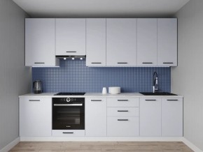 Кухонный гарнитур Смоки 2400 h950 (Стол. 38 мм) в Лесном - lesnoy.mebel24.online | фото