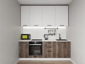 Кухонный гарнитур Старое Дерево 2200 h950 (Стол. 38мм) в Лесном - lesnoy.mebel24.online | фото
