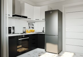 Кухонный гарнитур угловой Графика 2200х1000 (Стол. 26мм) в Лесном - lesnoy.mebel24.online | фото