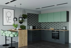 Кухонный гарнитур угловой Изумруд 2600х1600 (Стол. 26мм) в Лесном - lesnoy.mebel24.online | фото