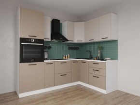 Кухонный гарнитур угловой Каппучино 2400*1600 (Стол. 38мм) в Лесном - lesnoy.mebel24.online | фото