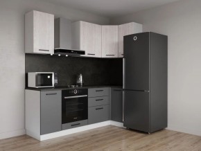 Кухонный гарнитур угловой Санторини 2200*1000 (Стол. 38мм) в Лесном - lesnoy.mebel24.online | фото