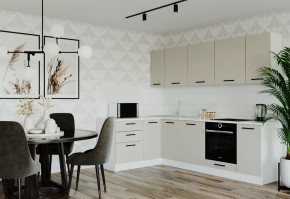 Кухонный гарнитур угловой Шампань 2600х1600 (Стол. 26мм) в Лесном - lesnoy.mebel24.online | фото