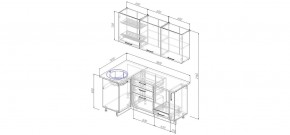 Кухонный гарнитур угловой Шимо 1000*1800 (Стол. 38мм) в Лесном - lesnoy.mebel24.online | фото 2
