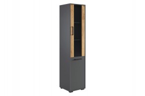 ЛАЙТ 2 Стеллаж (графит) в Лесном - lesnoy.mebel24.online | фото