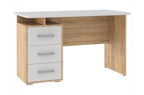 ЛАЙТ 2 Стол компьютерный (1200)  дуб сонома/белый в Лесном - lesnoy.mebel24.online | фото