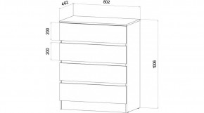 ЛЕНОРА Спальный гарнитур (модульный) графит в Лесном - lesnoy.mebel24.online | фото 3