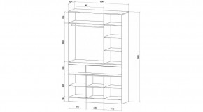 ЛЕНОРА Спальный гарнитур (модульный) кашемир в Лесном - lesnoy.mebel24.online | фото 9