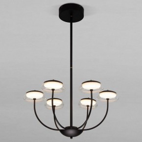 Люстра на штанге Eurosvet Fungo 50388 LED черный в Лесном - lesnoy.mebel24.online | фото