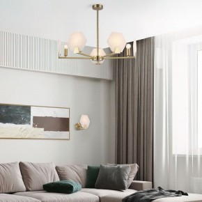 Люстра на штанге Eurosvet Marble 60158/5 латунь в Лесном - lesnoy.mebel24.online | фото 2
